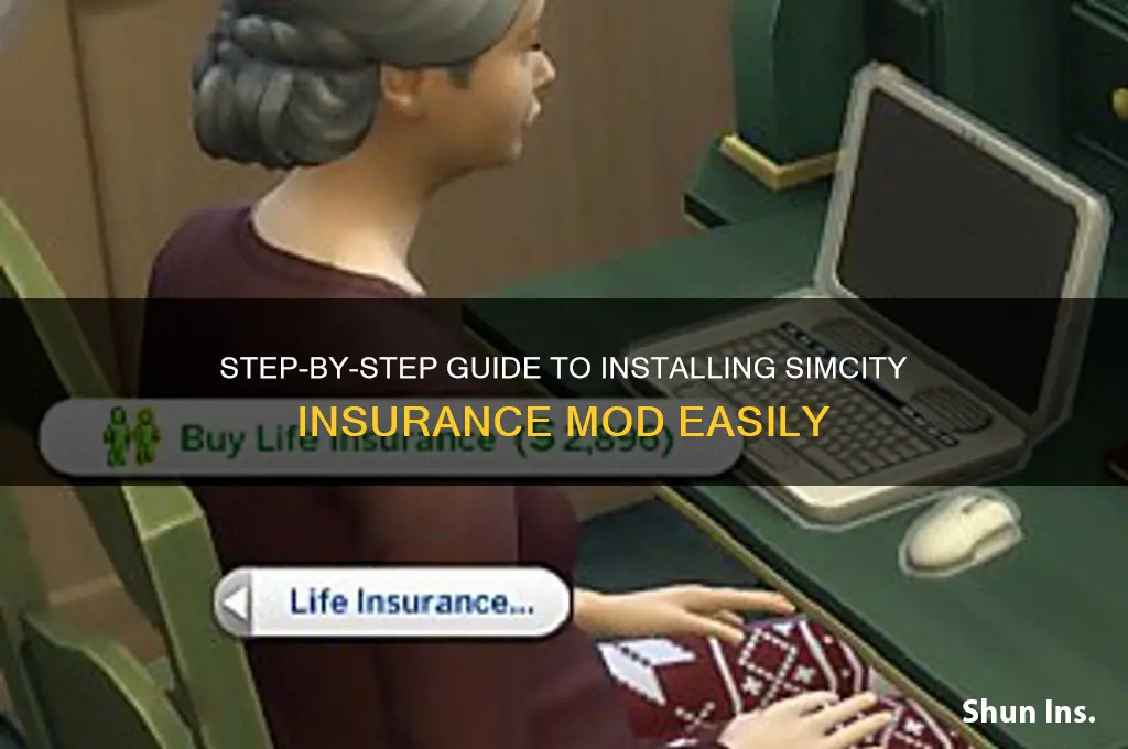 how to install simcity insurance mod