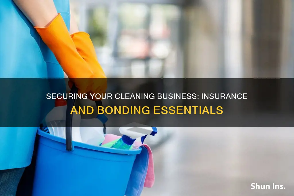 how to insurance and bond my cleaning service