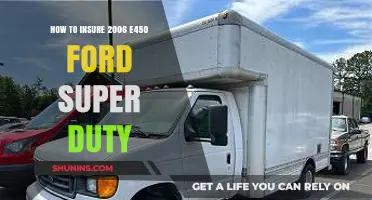Insuring Your 2006 Ford E-450 Super Duty: A Comprehensive Guide