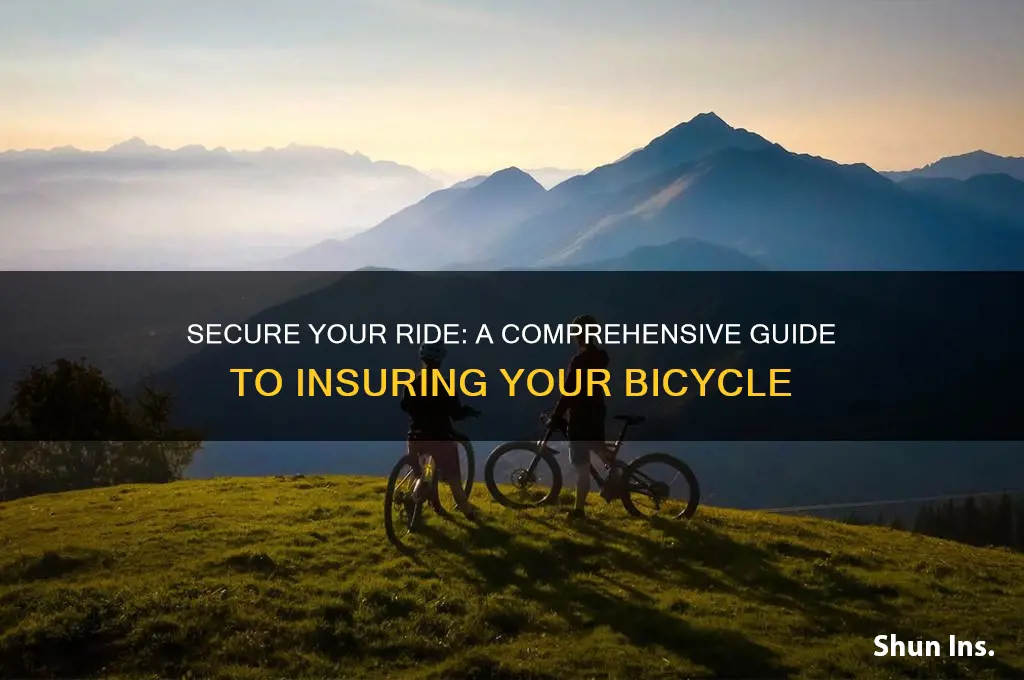 how to insure a bicycle