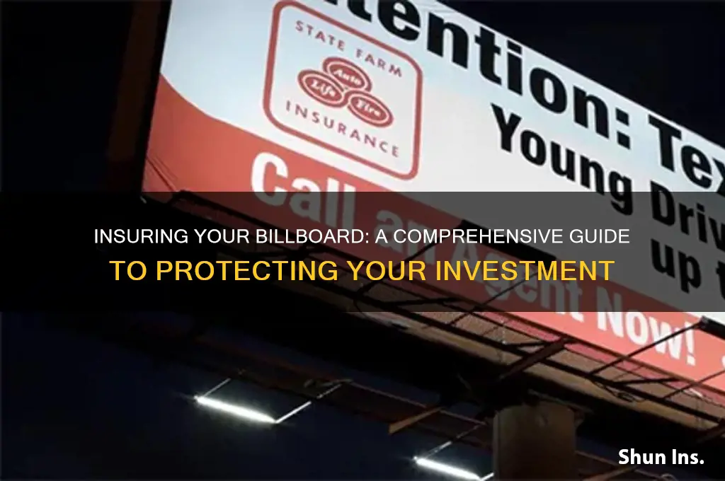how to insure a billboard