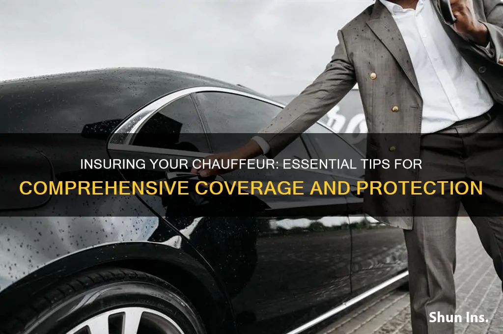 how to insure a chauffeur