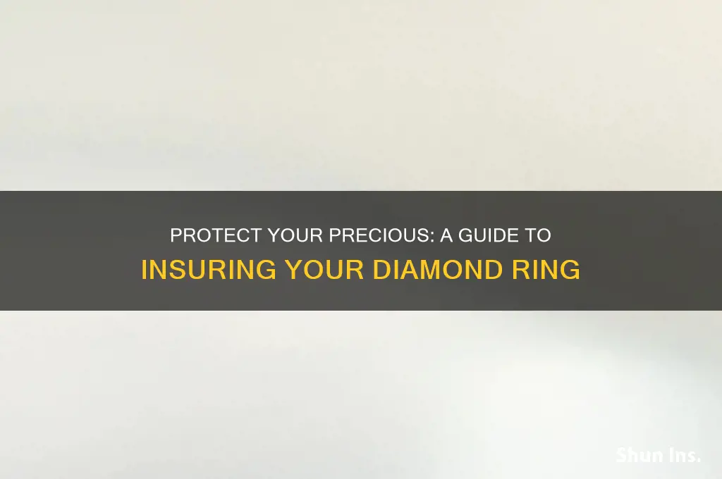 how to insure a diamond ring