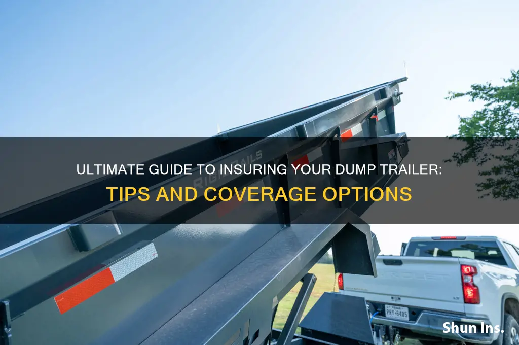 how to insure a dump trailer