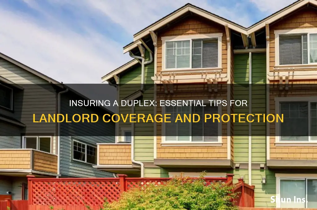 how to insure a duplex