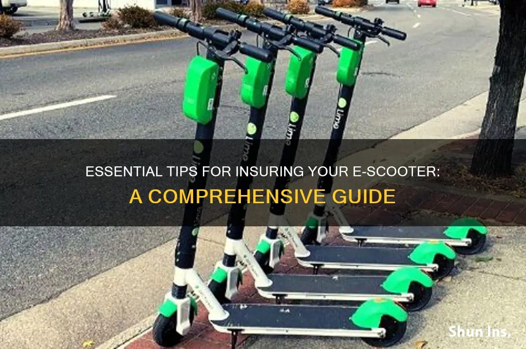 how to insure a e scooter