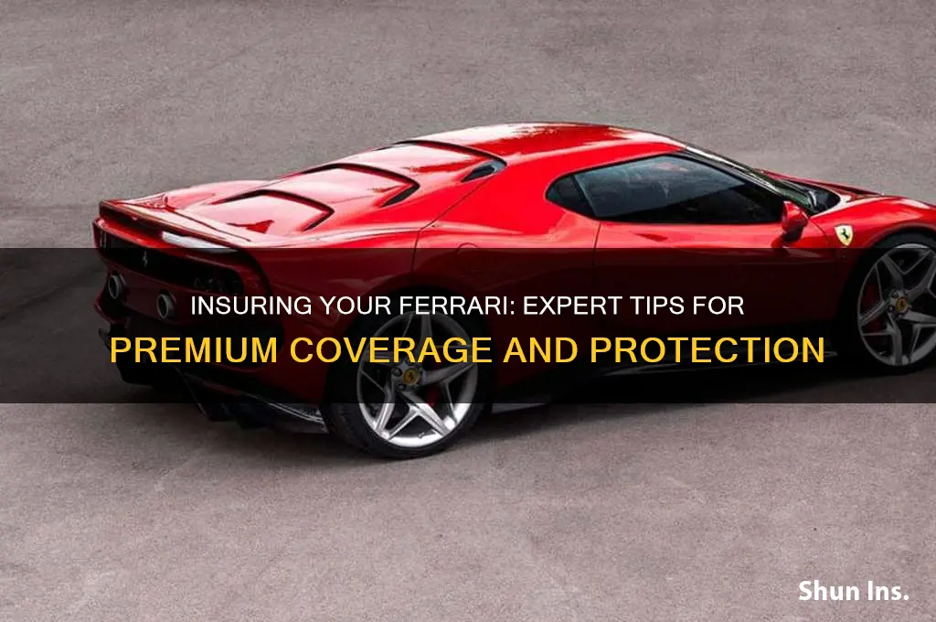 how to insure a ferrari