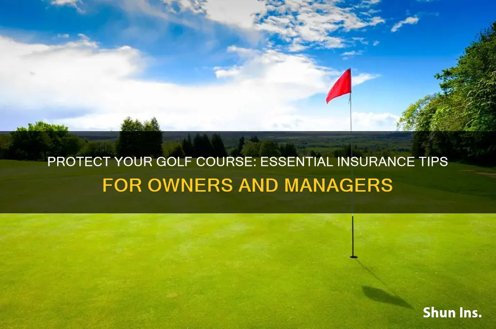 how to insure a golf course