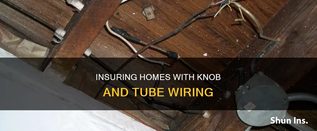 how to insure a house with knob and tube wiring