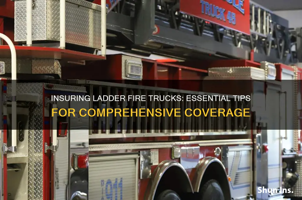 how to insure a ladder fire truck