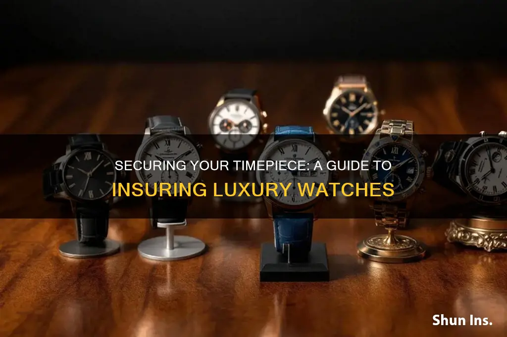 how to insure a luxury watch