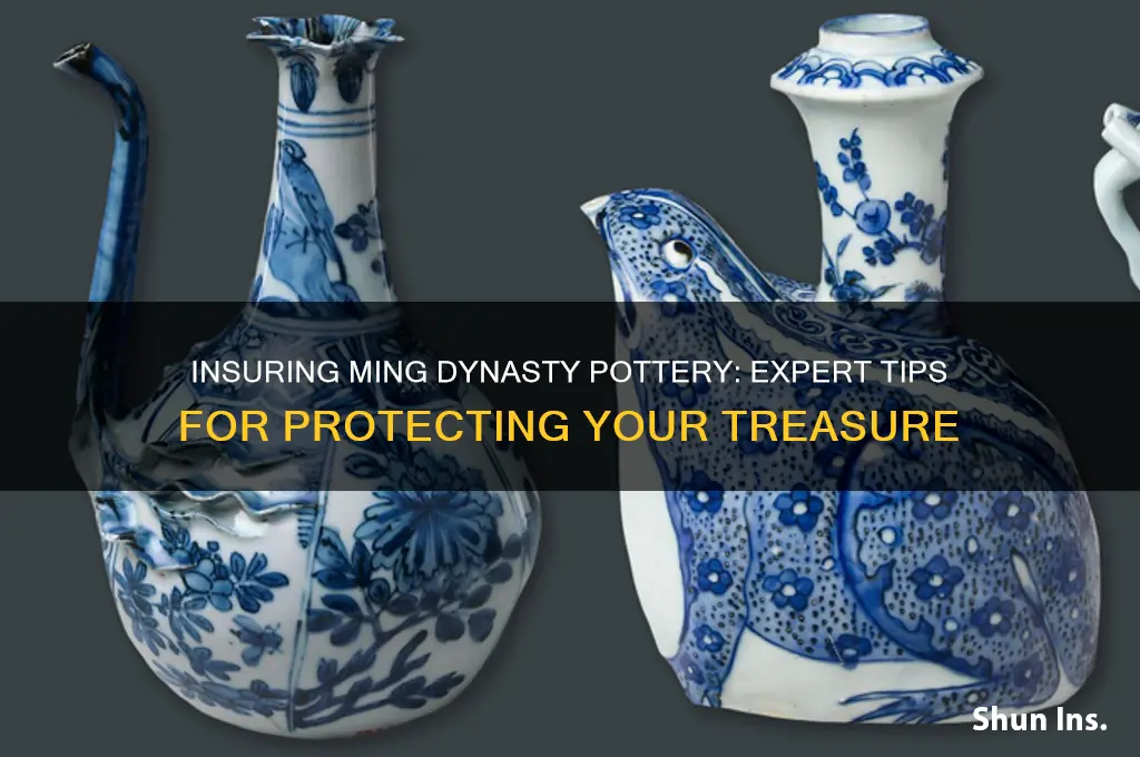 how to insure a ming dynasty pottery