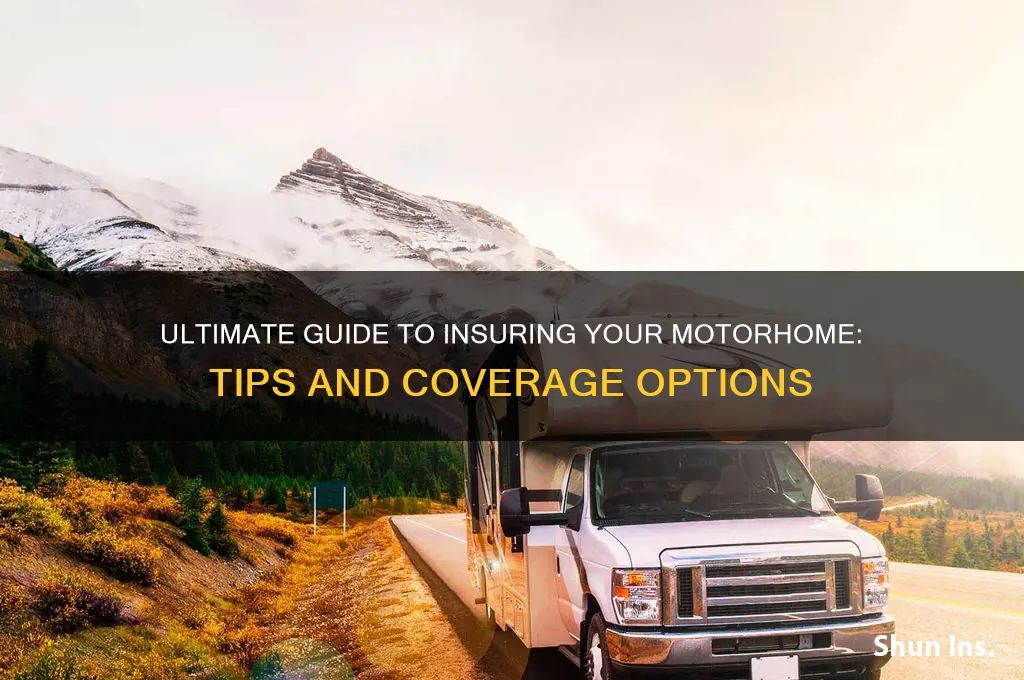 how to insure a motorhome
