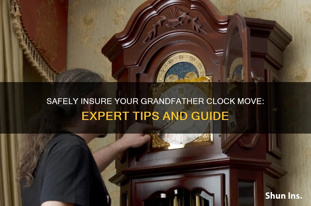 how to insure a move a grandfather clock