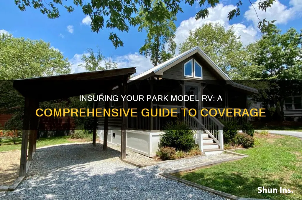how to insure a park model rv