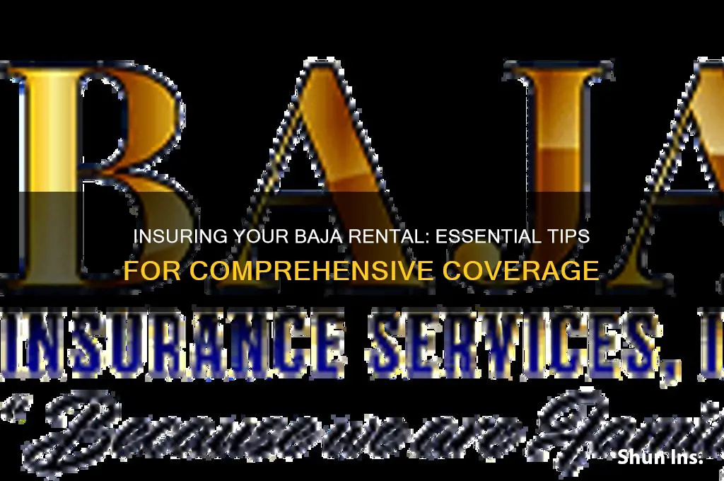 how to insure a rental baja