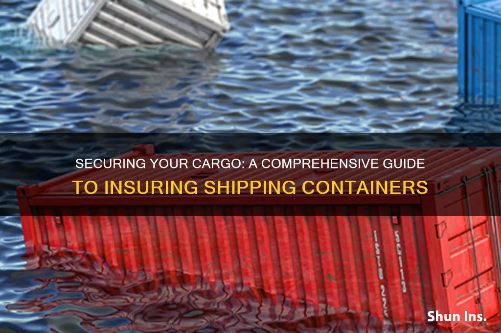 how to insure a shipping container