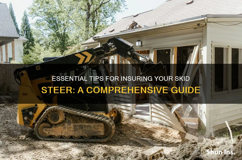 how to insure a skid steer