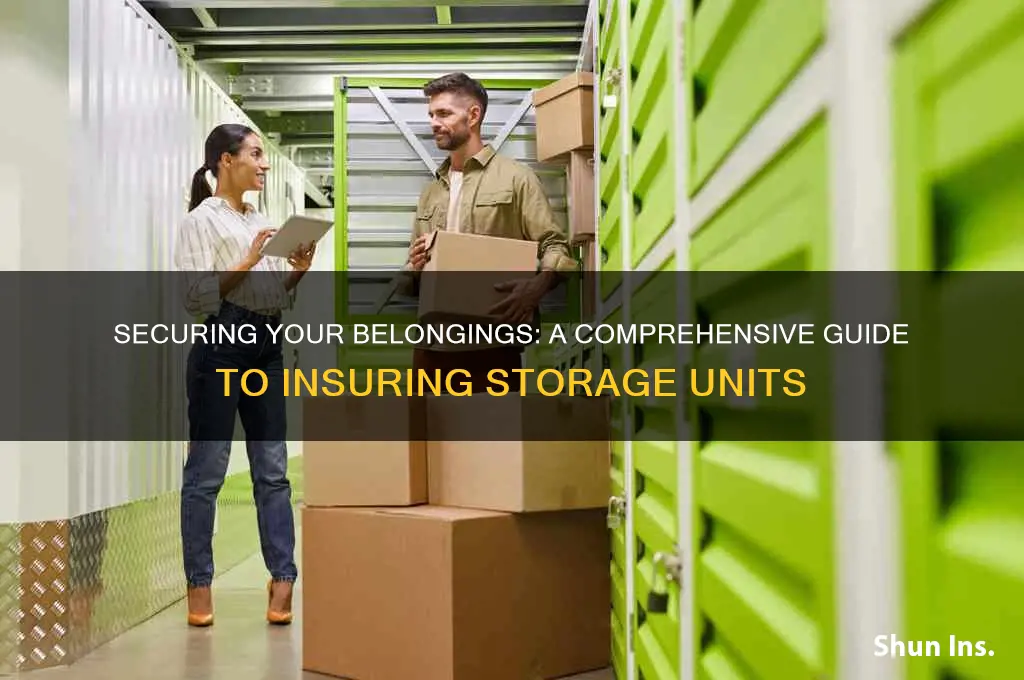 how to insure a storage unit
