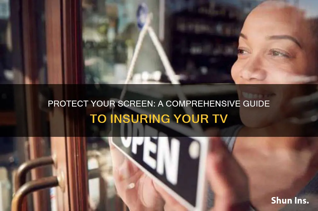 how to insure a tv