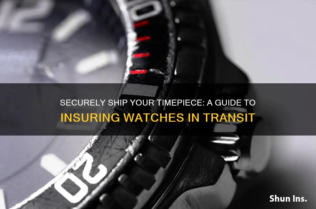 how to insure a watch for shipping