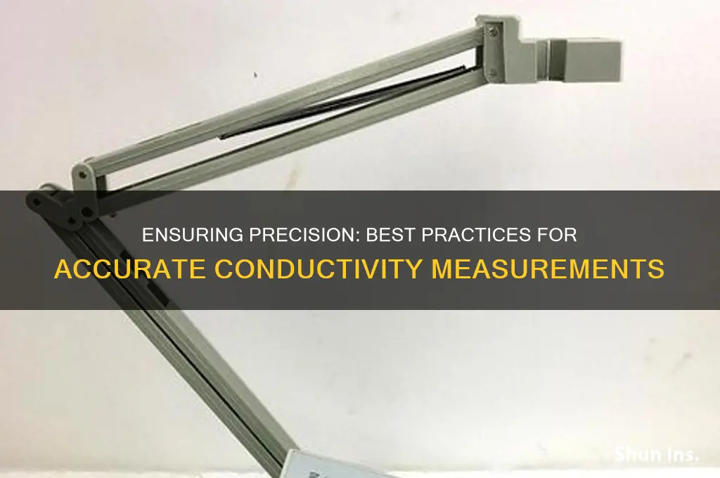 how to insure accuracy when measuring conductivity