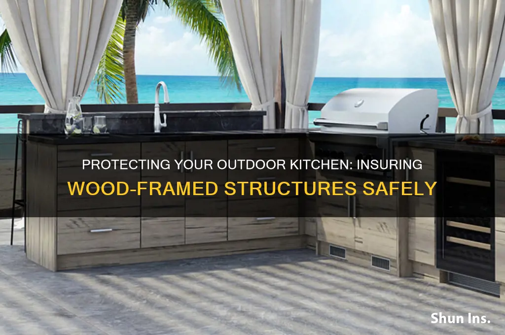 how to insure an outdoor kitchen with wood frame