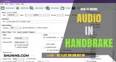Secure Your Audio: A Guide to Insuring Sound in HandBrake
