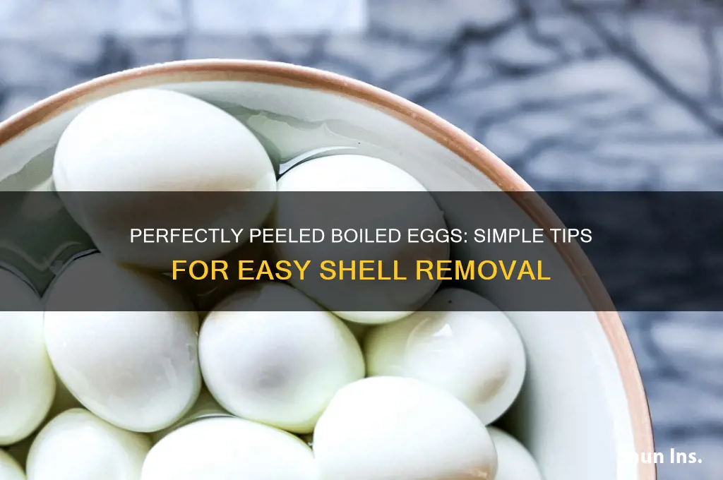 how to insure boiled eggs peel easy