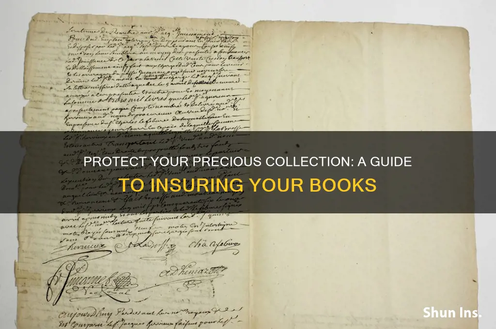 how to insure books
