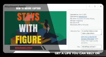 Keep Captions Attached: Tips for Securing Captions with Figures