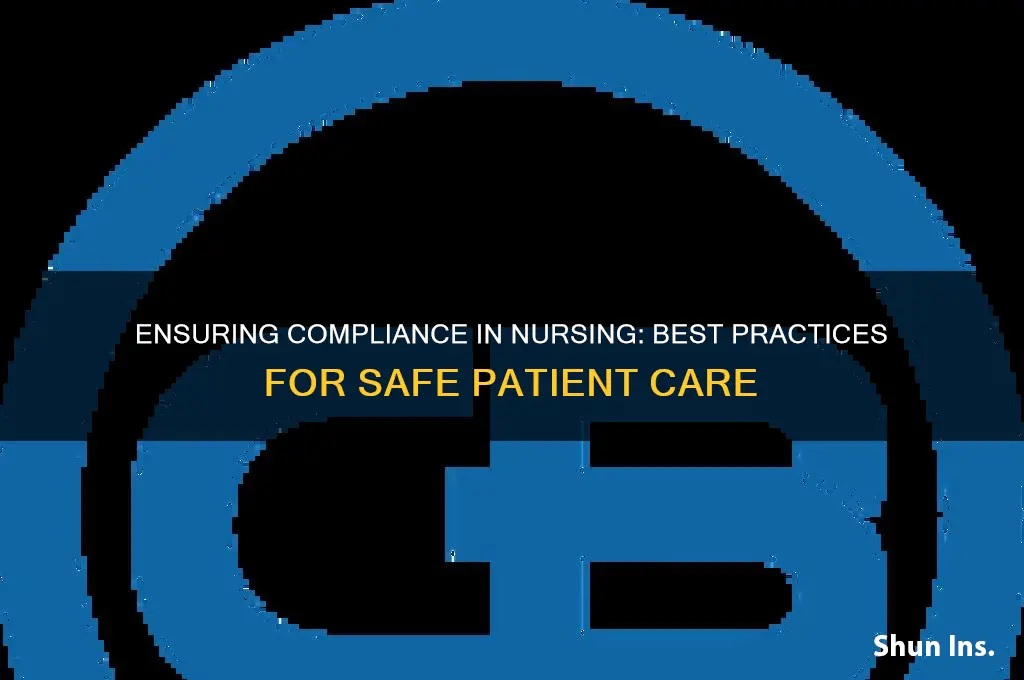 how to insure compliance nursing practices