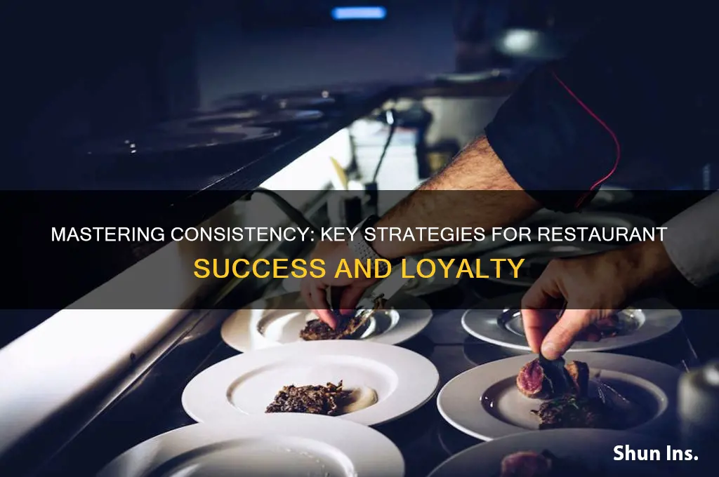 how to insure consistency in your restaurnat