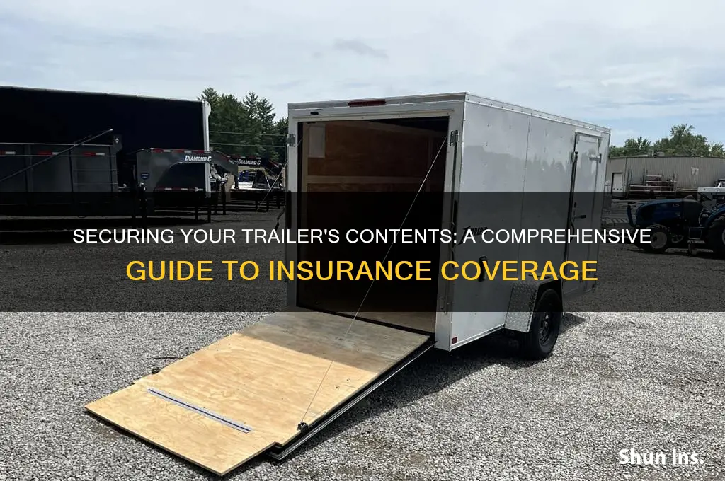 how to insure contents of a trailer
