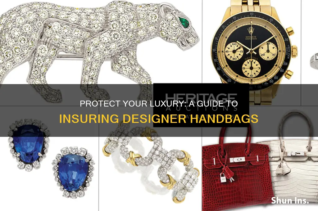 how to insure designer bags