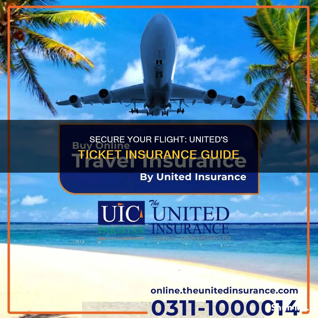 how to insure flight ticket on united