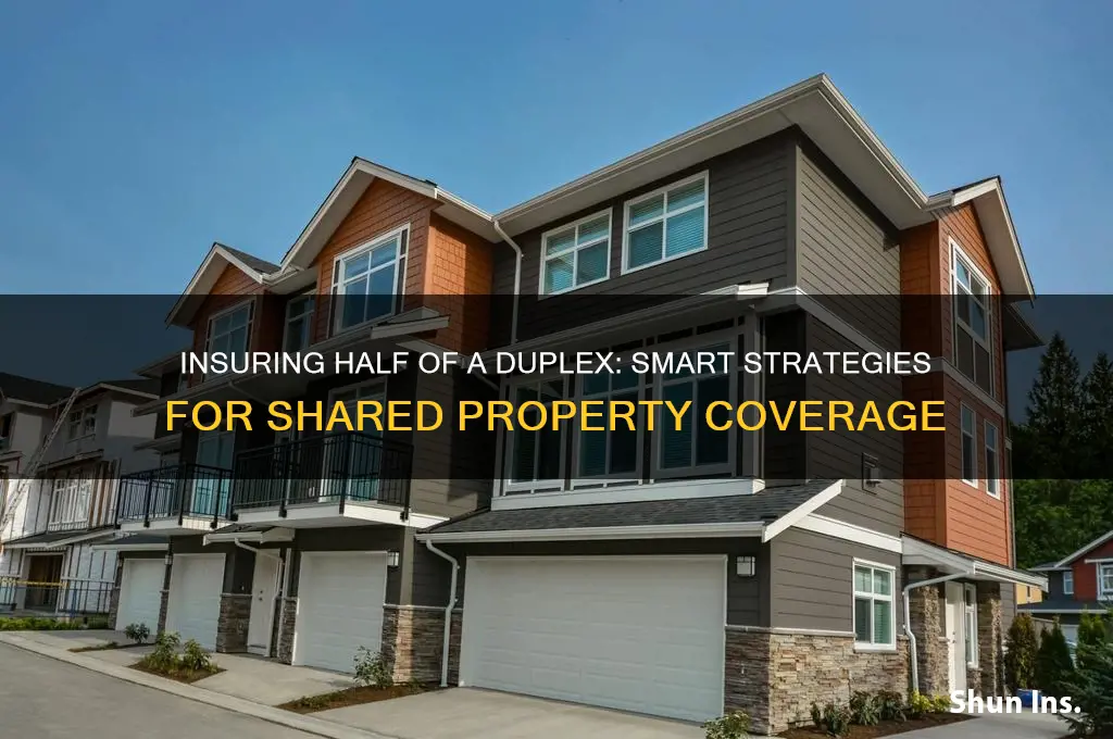 how to insure half of a duplex