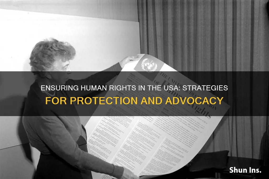 how to insure human rights in usa