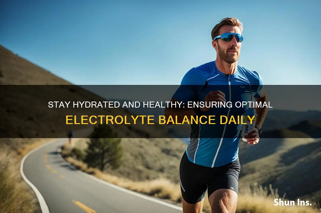 how to insure i have enough electrolytes