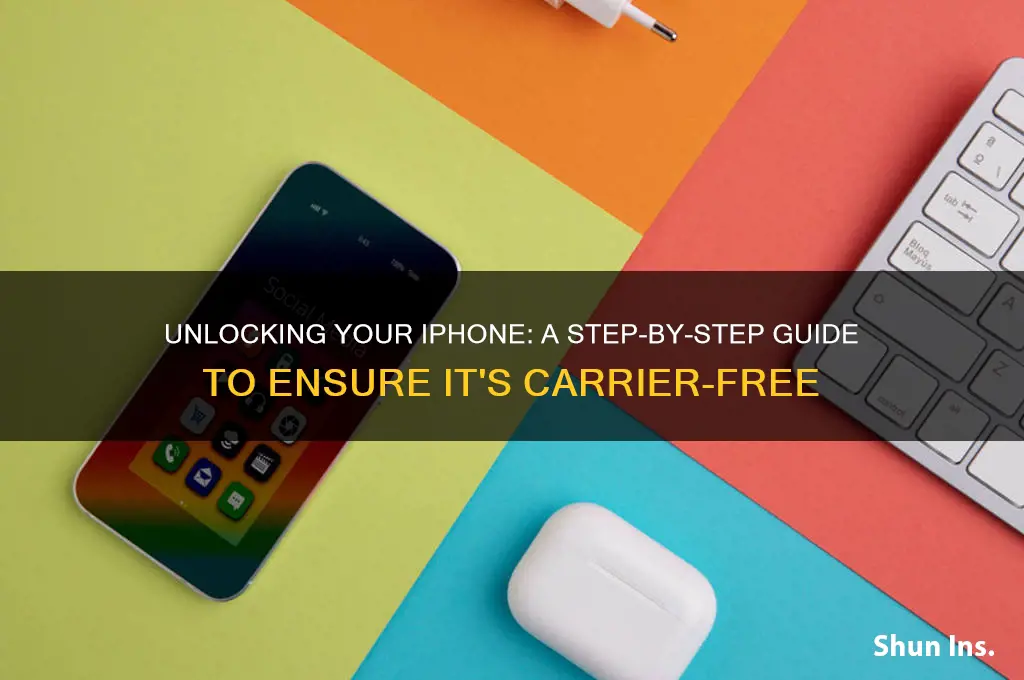how to insure iphone is unlocked