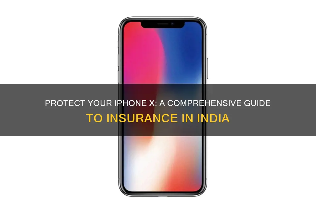 how to insure iphone x in india