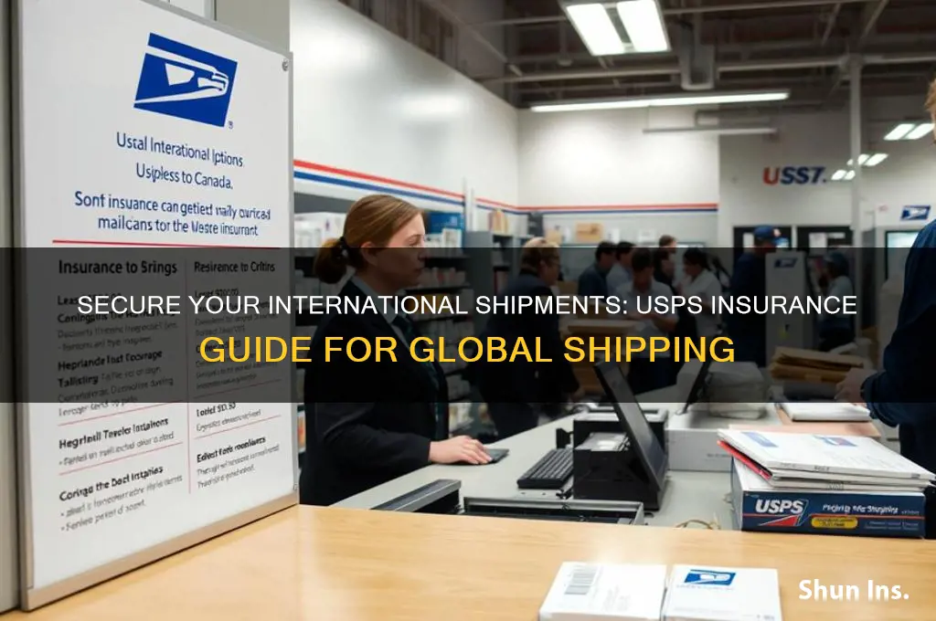 how to insure items shipped internationally with usps