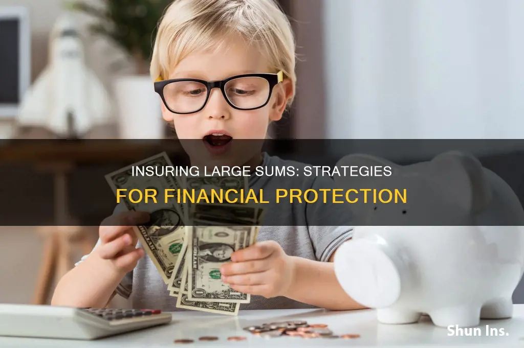 how to insure large amounts of money