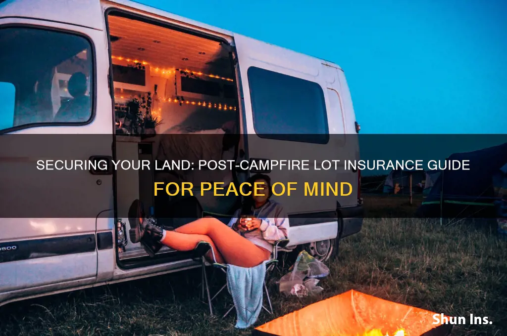 how to insure lot after camp fire