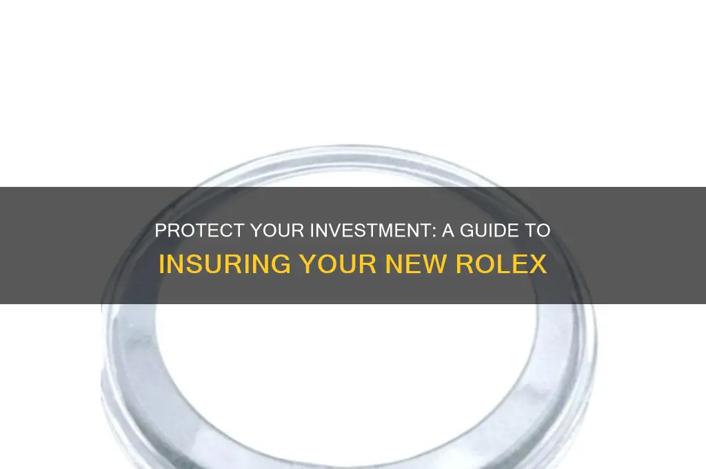 how to insure my new rolex