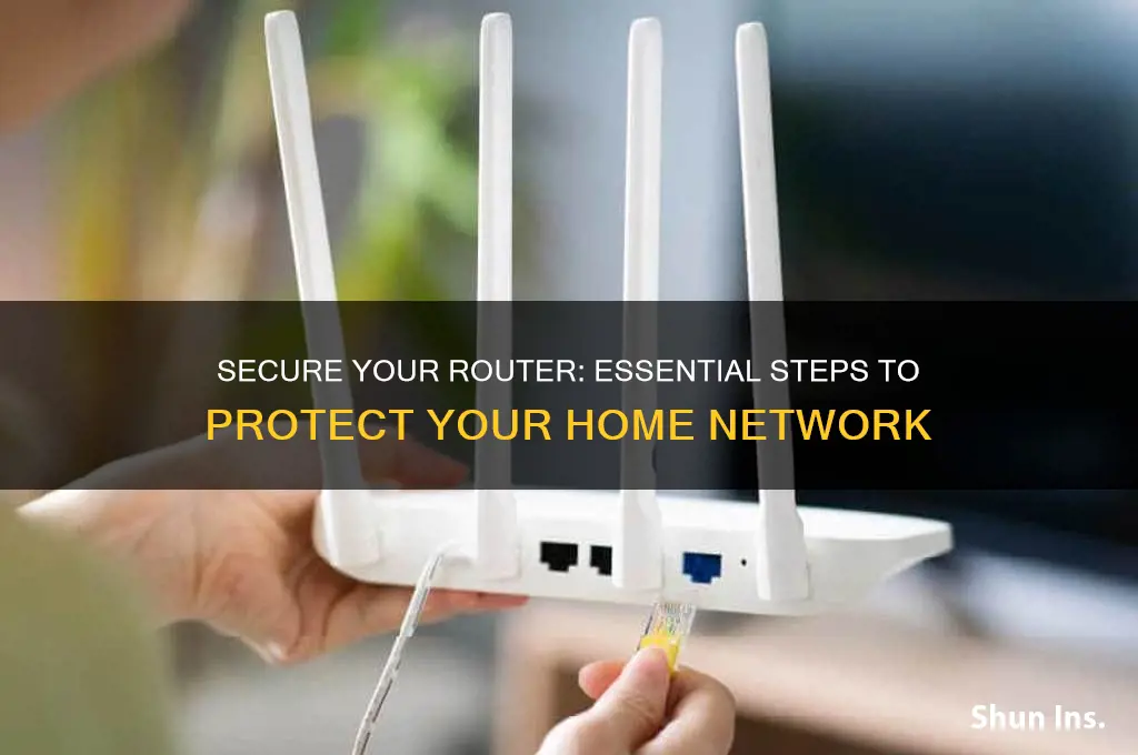 how to insure my router is secure