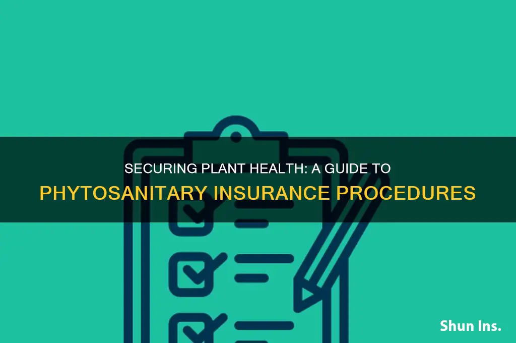 how to insure phytosanitary procedure