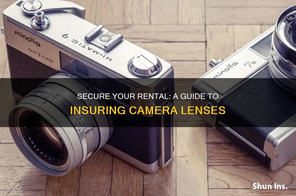 how to insure rent camera lenses