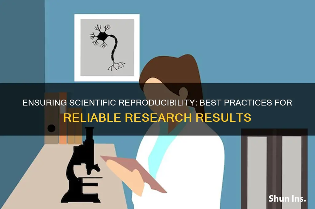 how to insure scientific reproducibility