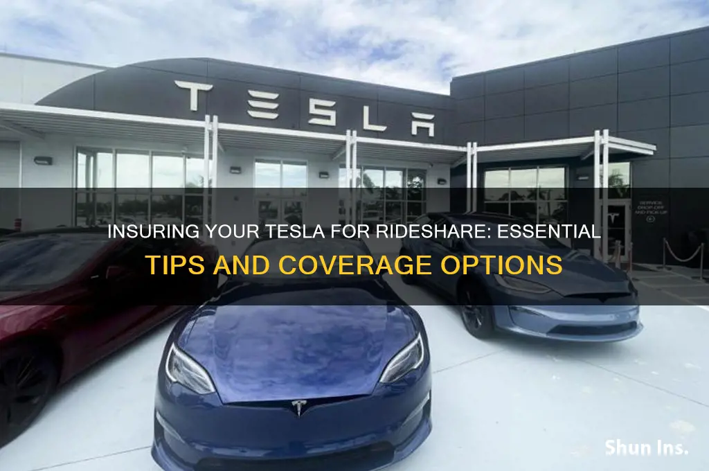 how to insure tesla for rideshare